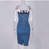 Tube top denim skirt - ROUTINE FASHION